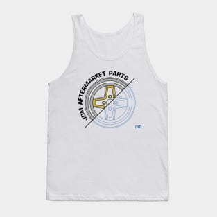 Gold JDM Wheels V2 Tank Top